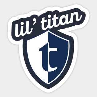 Webster Thomas HS lil' titan dark shirt Sticker